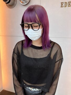 エデン ミュージアム(EDeN MUSEUM) #ラベンダー#ダブルカラー#ムラサキ