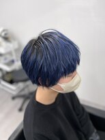 ミステル(MISTEL)&nbsp;地毛に馴染むブルーカラー