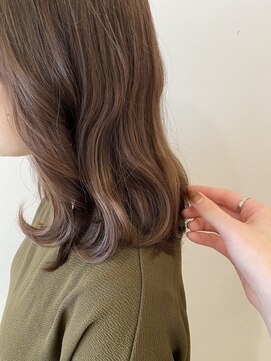フレイムス ヘアアンドリラックス 南越谷店(Frames hair&relax) まろやかブラウンカラー＊
