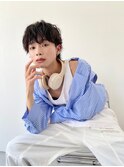 ツーブロックマッシュ/波巻き/ハイライト/束感[船橋駅/船橋]