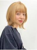 【長谷川】大人ガーリーブロンドミディ