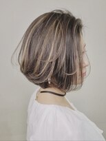 アグヘアー 釧路店(Agu hair) 《Agu hair》ハイライト×エアリーショートボブ