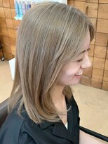 リシェール 北越谷店(RICHAIR)&nbsp;前髪/マチルダボブ/ピンクベージュ/インナーグレージュ/北越谷店