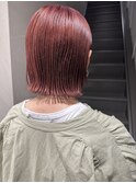 10代20代30代★大人かわいいダブルカラーブリーチピンクカラー