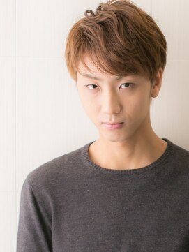モッズヘアメン 札幌月寒店(mod's hair men) 長めの斜めバングで小顔効果！ソフトなメンズショートk札幌月寒