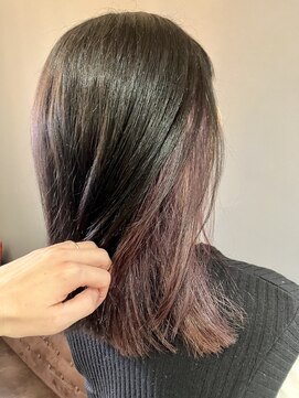 ココカラヘアー ニコ(cococara hair nico) デザインカラー/インナーカラー/アッシュブラウン/艶髪/ブリーチ