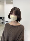 タンバルモリ/韓国ボブ/赤味無しブラウン  【山中】
