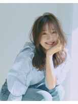 ジェニーバイメノン(JENNIE by Menon)&nbsp;ミディアムレイヤーカット　ダークアッシュ　似合わせカット