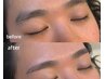 アイブロウスタイリング［wax＋ピンセット＋メイク］メンズの方も◎