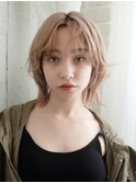 オリーブカラー秋色くすみベージュボブルフ_29178