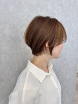 ビームズ トータルビューティー 西中島店(Bee ms Total Beauty)&nbsp;小顔見せショートベージュカラーブリーチしない透明感カラー