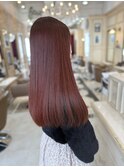 【清水香波】レッドブラウン_春カラー