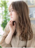 顔周りレイヤーロングフレンチカジュアルTb9大宮20代30代40代