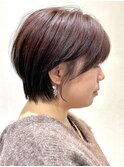 【クビレショート/似合わせカット/暖色カラー/グラデーション】