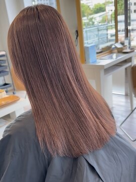 タブーセントラル(TABOO Central) カシスベージュ/ブリーチなしダブルカラー/Aujuaトリートメント