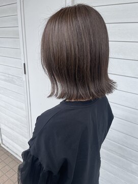 フェール(faire) ミルクグレージュ×ナチュラル外ハネボブ