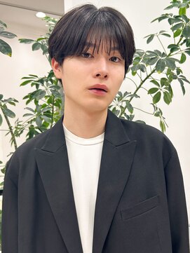 ソア 渋谷(soar) 爽やかメンズ☆ビジネスショートマッシュ黒髪透明感カラー