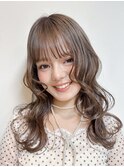 動きのあるレイヤー×ぱつんと感でオシャレ度UP