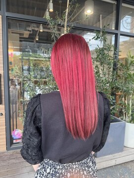 リールヘアー 大野城店(rire hair) ボルドーカラー/ブリーチカラー