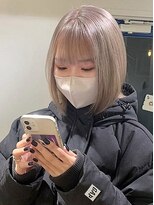 リヴゴーシュ(rive gauche)&nbsp;【ホワイトベージュ×ボブ】ショート・レイヤーカットも人気