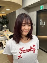 ウリ 横浜(uli)&nbsp;【arin指名限定】ハッシュカット×ラベンダーピンク