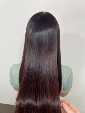 イオエ 元町(ioe) イメチェン/外はねボブ/ワイドバング/ブルーブラック/美髪