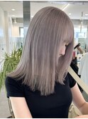 渋谷ダブルカラーミルクティーベージュヘーゼルグレージュカラー