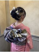 ヘアセット【高めお団子】