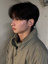 ノラ シブヤ(NORA)&nbsp;【永田】ラウンドマッシュ×センターパート×ダウンパーマ