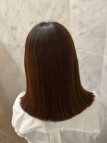 プラス アヴェダ(PLUS AVEDA)&nbsp;酸性ストレートでさらさらミディアムボブ