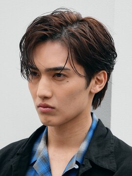 フィフス 札幌大通(fifth) 大通ニュアンスパーマセンターパートフェザーパーマ毛流れ緩め