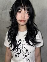 ラパンセヴェール(LA PENSEE VERT)&nbsp;ザクザクハッシュカット×オフブラック