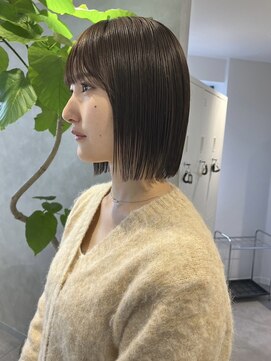 フォト 富山(foto) ミニボブ/ぱっつとボブ／切りっぱなしボブ