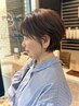 【白髪ぼかし】カット＋カラー(リタッチ)＋トリートメント→￥8800