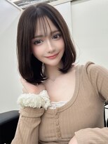 ナビ(NAVi) ココアブラウン×内巻きボブ