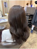 ダークパープル/夏のヘアアレンジ/ミルクブラウン/夏/杉田花乃