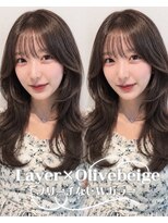 ラビス 赤羽(Lovis)&nbsp;《高橋亜美》オリーブグレージュ/ダブルカラー/赤羽/髪質改善