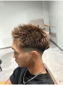 フェードカット×スパイキー坊主 [#成田 #MEN'S #メンズサロン]