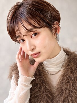 ザビー(THE B) 本八幡×市川美容院×丸みショート×艶カラー