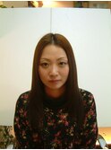 ツヤ髪ストレート