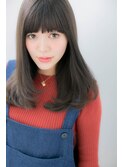 *LOREN*暗髪、黒髪でも可愛い♪似合わせワンカールストレート