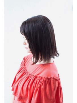 クリエイティブ スペース リッシュ(creative space riche) 切りっぱなしボブ×シルバーカラー