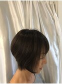 前下がりショートボブ