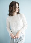 【THREEbyKEEP、尾山台関谷】髪質改善カラートリートメントボブ