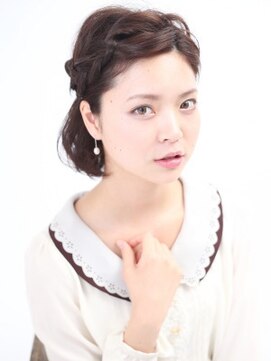 エマージュ 大宮(Emerge) ~ミディアム~編みこみアレンジ~艶カール~