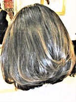 デザインヘアーピアジェ 八木店(DESIGN HAIR PIAGET) ☆ぱっきんハイライト入りダークカラーボブ☆キララTRカラー