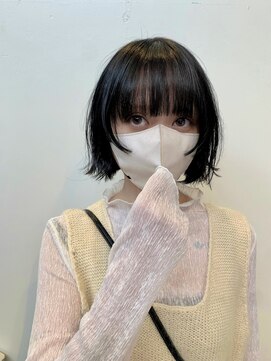 アクアオモテサンドウ(ACQUA omotesando) ◇ワンカールで可愛く♪ボブウルフカット！