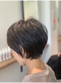 大人と若さの丸みショート