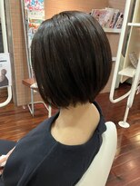 ヘアースペースブルーム プリュス 石橋店(HAIR SPACE BLOOM plus)&nbsp;【石橋/ショート】髪質改善　白髪ぼかしハイライト、ヘアカラー
