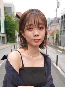 ニコ トウキョウ 渋谷(nico TOKYO) ミディアムレイヤーカットボブウルフ/10代20代/インナーカラー